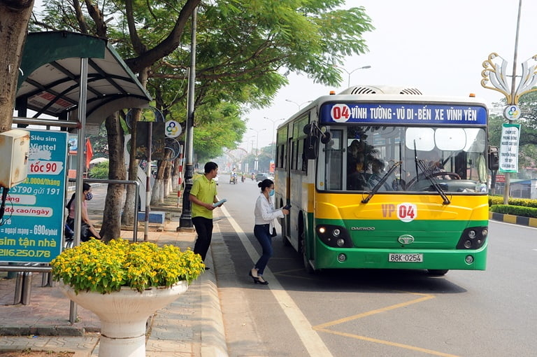 04 1 Lộ trình các tuyến xe Bus tại Vĩnh Phúc